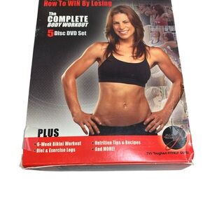 Jillian Michaels The Biggest Winner Complete Workout 5 DVD Disc Set